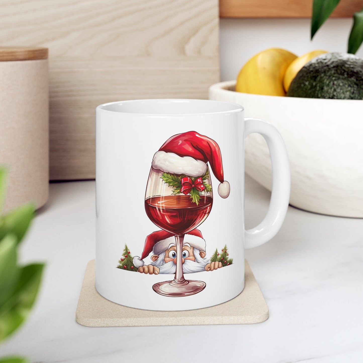 Holiday Spirit Drink Christmas Mug, Perfect Holiday Cheer Coffee Mug, Gift Mug for Christmas Spirit, Cute X-Mas mug for Family and friends