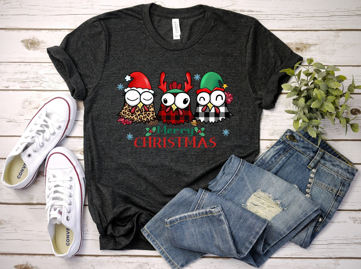 The Christmas Chickens Are Here!  Share The Joy of Christmas with This Adorable Chicken T-Shirt. Makes the Perfect Gift for Friends, Family, Coworkers or yourself.  Check Out My Shop for even more Fun Designs.
www.scorpiontees.etsy.com