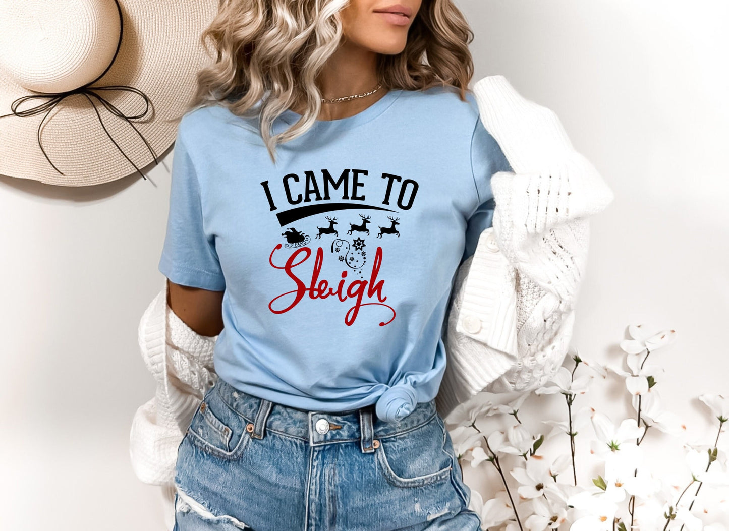 The I Came to Sleigh T-Shirt. Makes the Perfect Gift for Friends, Family, Coworkers or yourself.  Check Out My Shop for even more Fun Designs.
www.scorpiontees.etsy.com