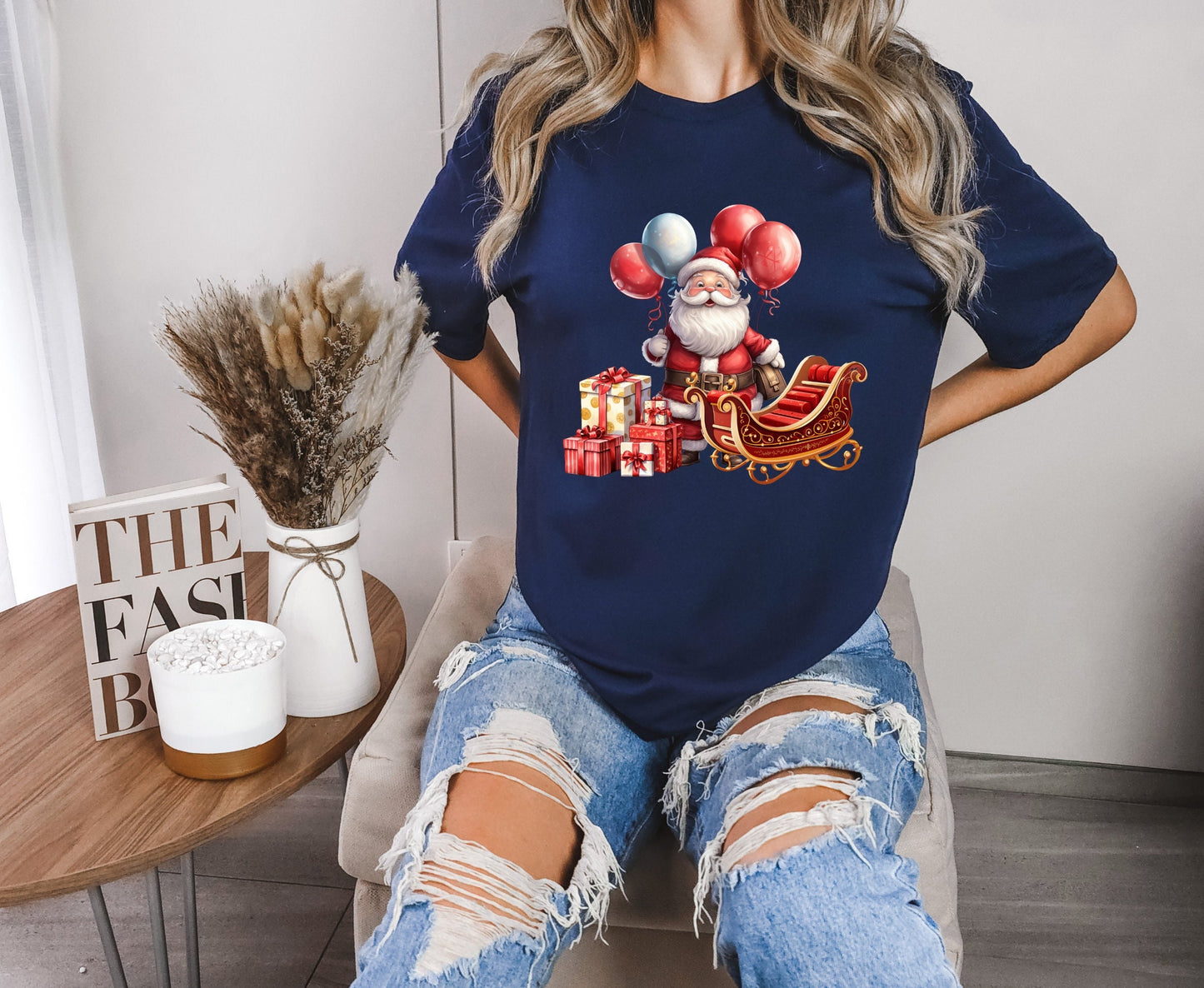 The Santas Sleigh with Presents T-Shirt. Makes the Perfect Gift for Friends, Family, Coworkers or yourself.  Check Out My Shop for even more Fun Designs.
www.scorpiontees.etsy.com