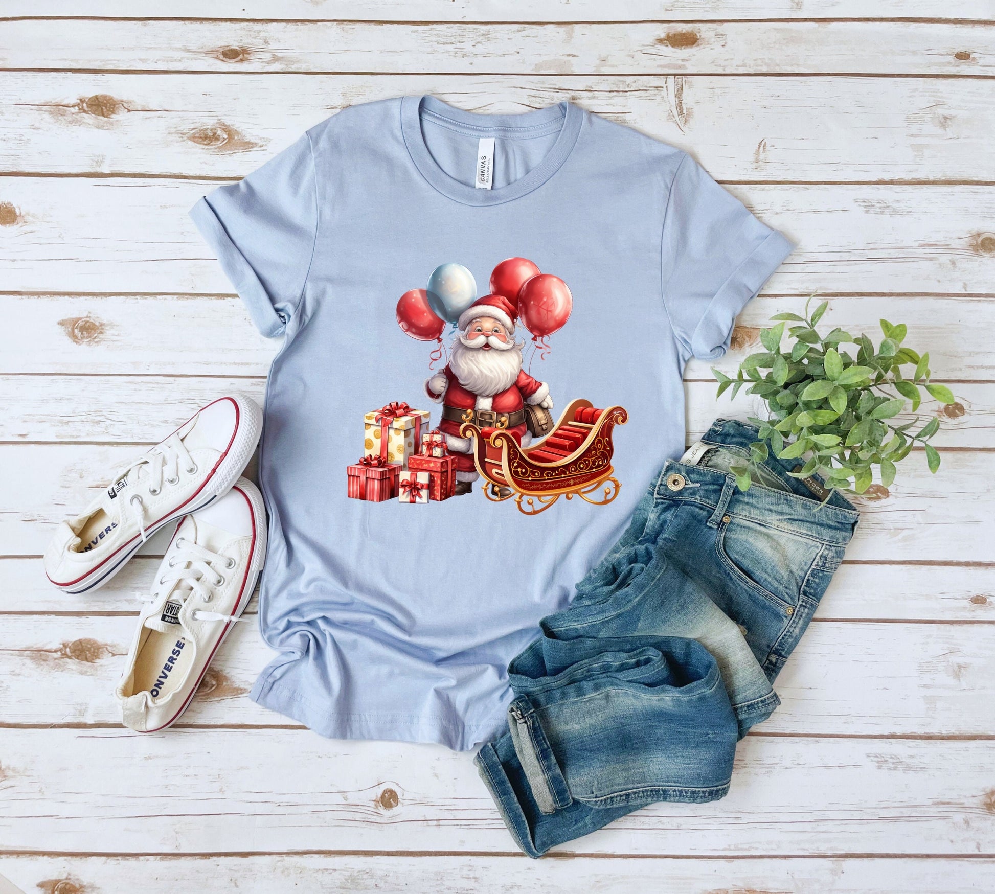 The Santas Sleigh with Presents T-Shirt. Makes the Perfect Gift for Friends, Family, Coworkers or yourself.  Check Out My Shop for even more Fun Designs.
www.scorpiontees.etsy.com