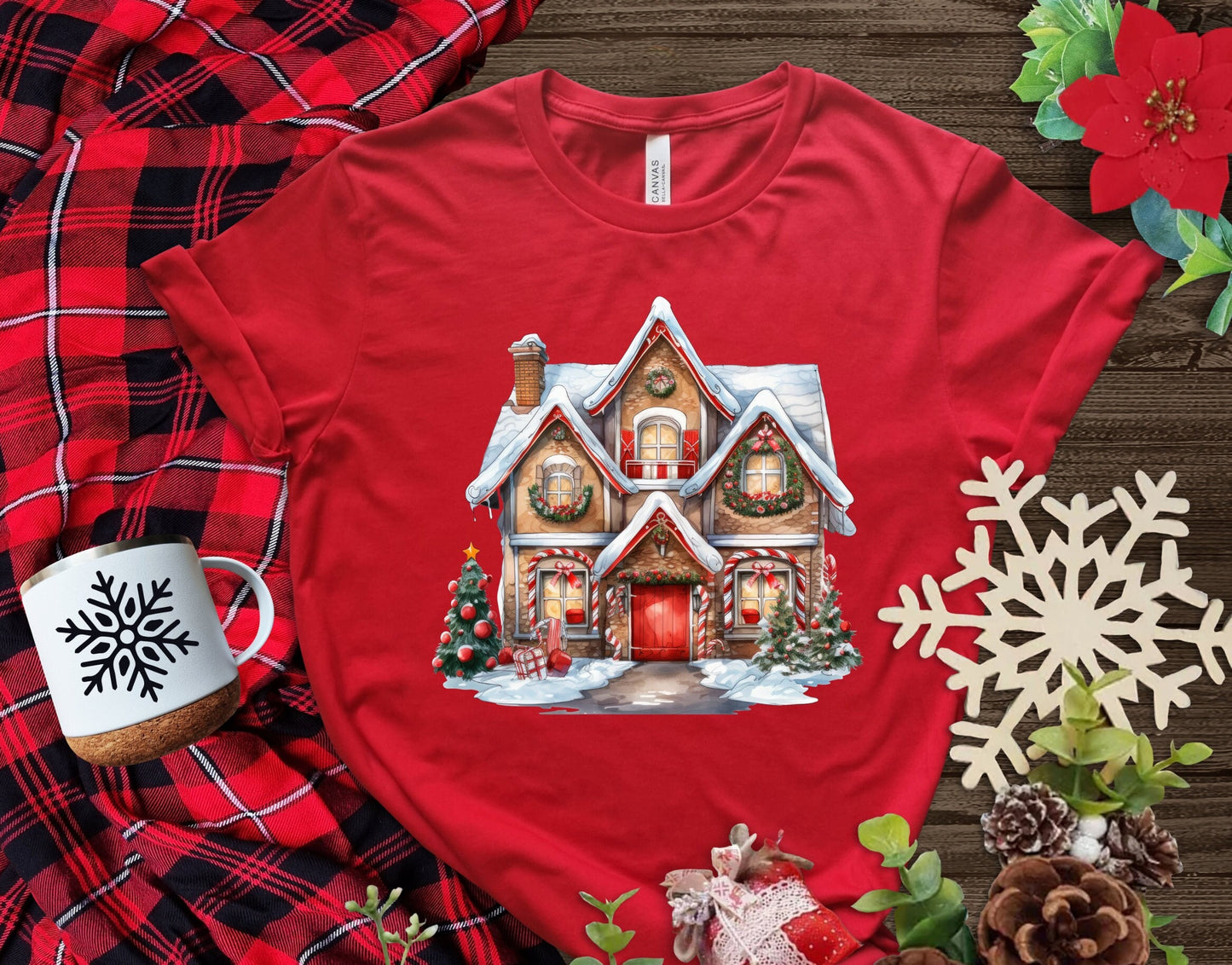 The Winter Cottage Christmas Wonderland T-Shirt. Makes the Perfect Gift for Friends, Family, Coworkers or yourself.  Check Out My Shop for even more Fun Designs.
www.scorpiontees.etsy.com