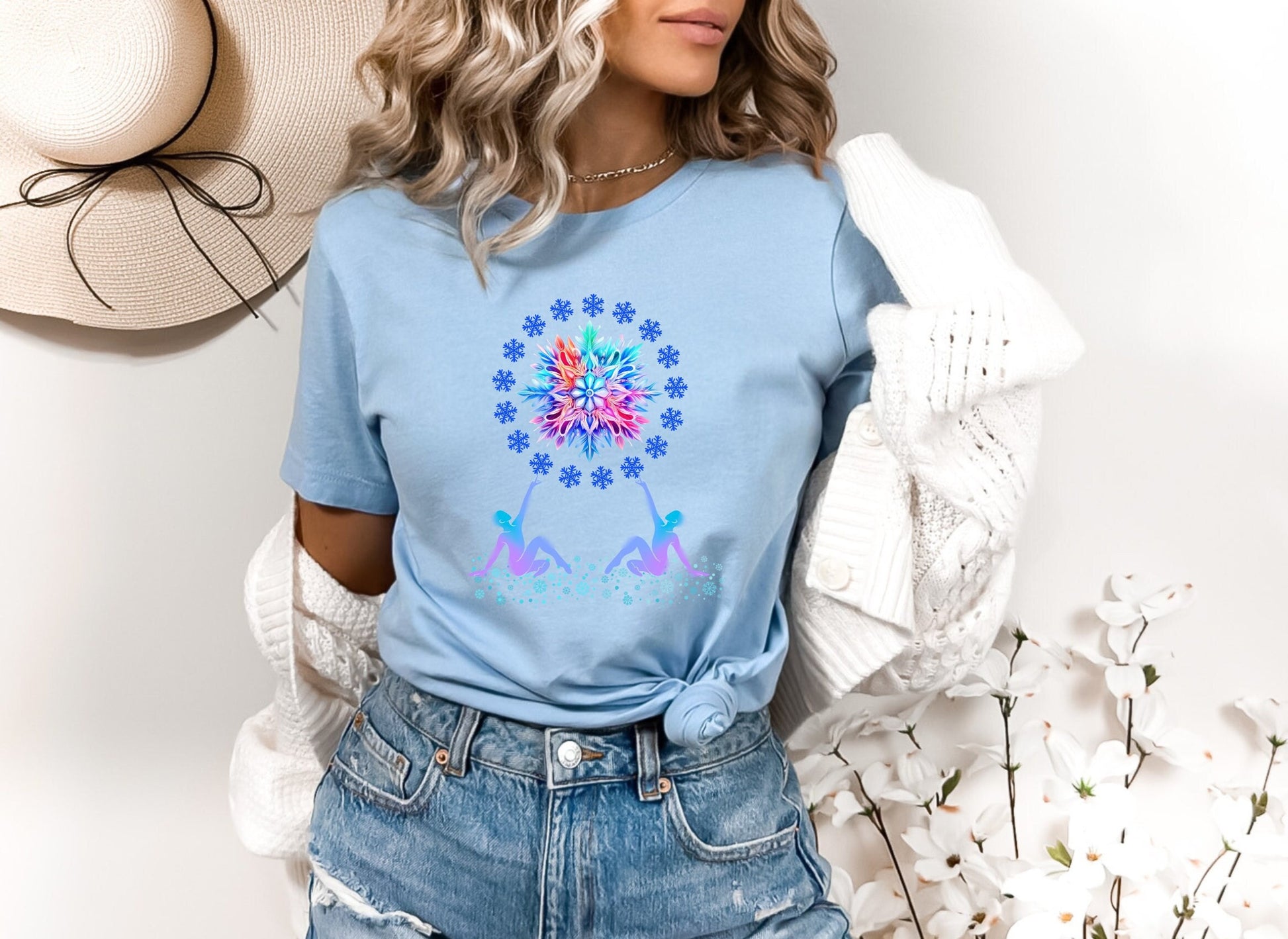 The Snow Flake Dance Christmas T-Shirt Makes the Perfect Gift for Friends, Family, Coworkers or yourself.  Check Out My Shop for even more Great Designs.
www.scorpiontees.etsy.com
