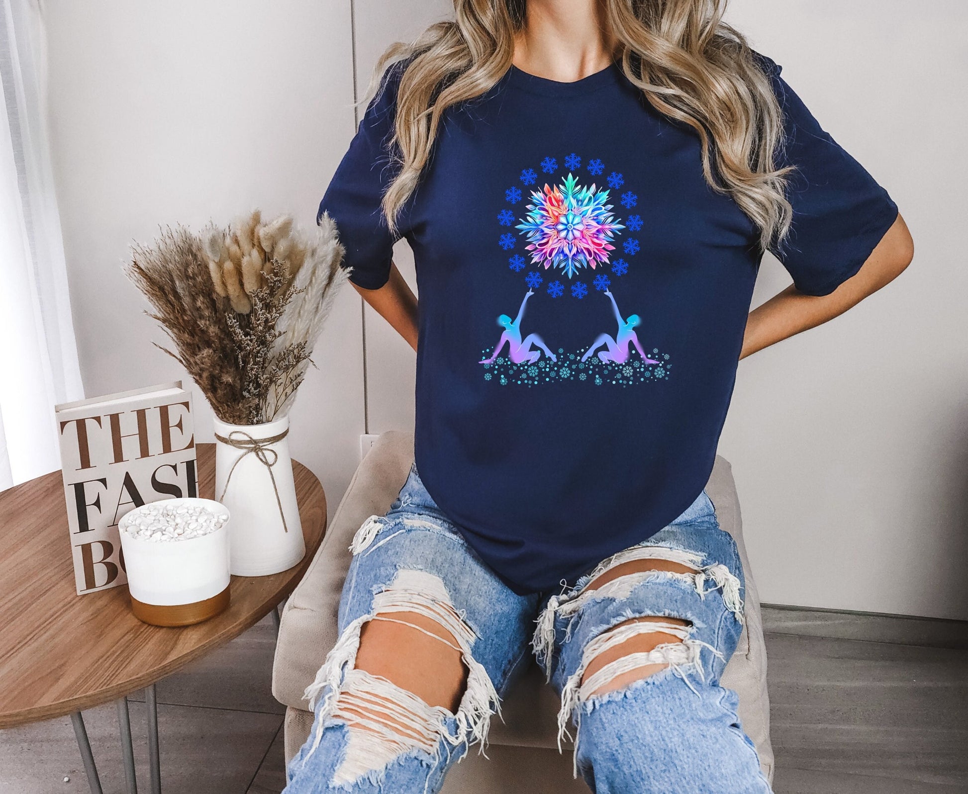 The Snow Flake Dance Christmas T-Shirt Makes the Perfect Gift for Friends, Family, Coworkers or yourself.  Check Out My Shop for even more Great Designs.
www.scorpiontees.etsy.com