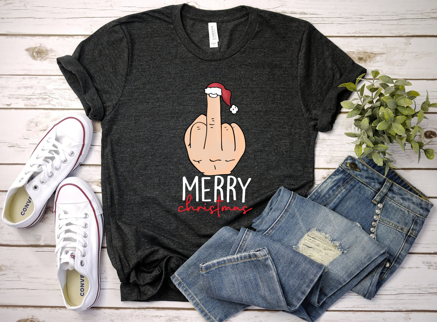 The Christmas Middle Finger Shirt Makes the Perfect Gift for Friends, Family, Coworkers or yourself.  Check Out My Shop for even more Great Designs.
www.scorpiontees.etsy.com