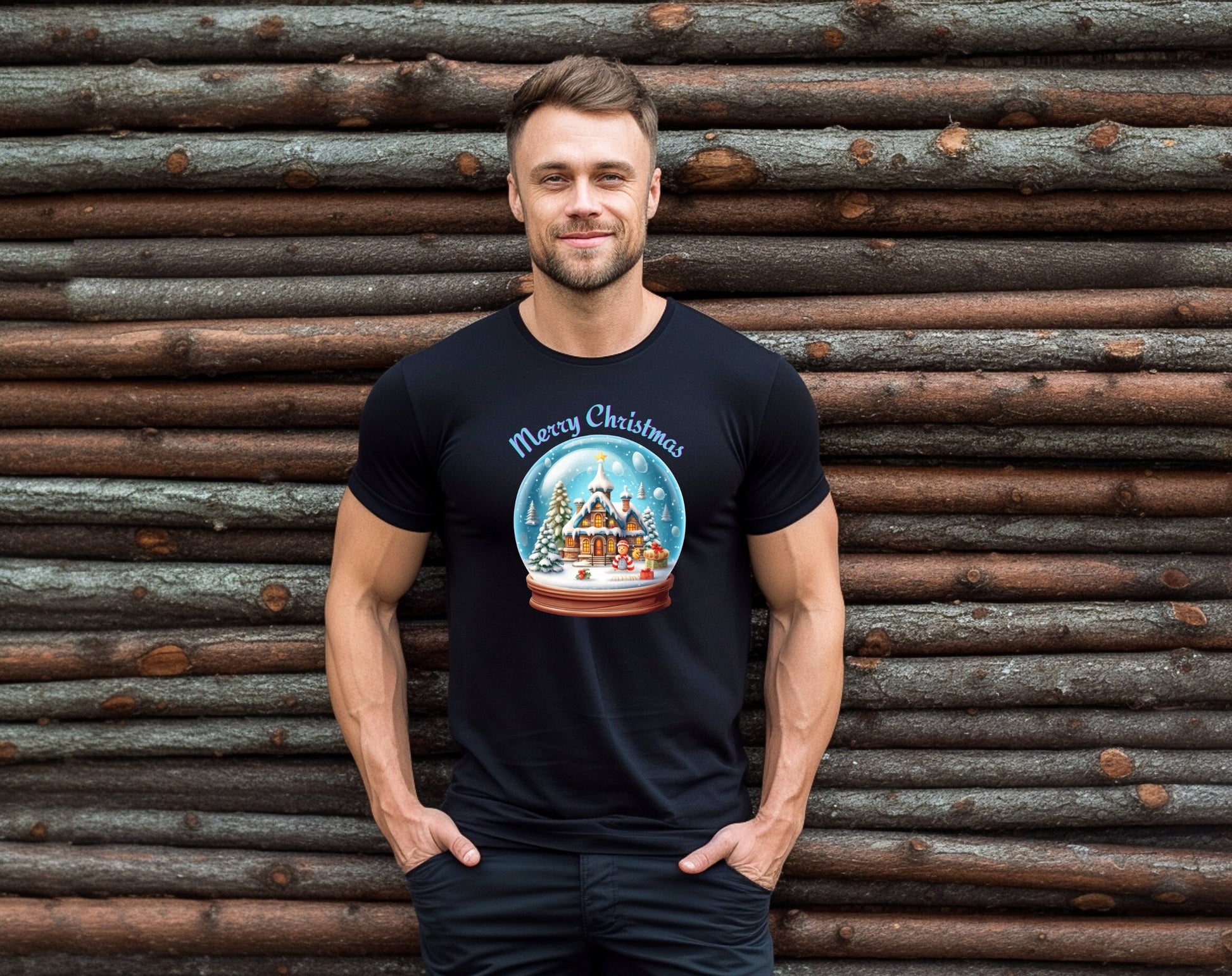The Christmas Snow Globe Cottage T-Shirt Makes the Perfect Gift for Friends, Family, Coworkers or yourself.  Check Out My Shop for even more Great Designs.
www.scorpiontees.etsy.com