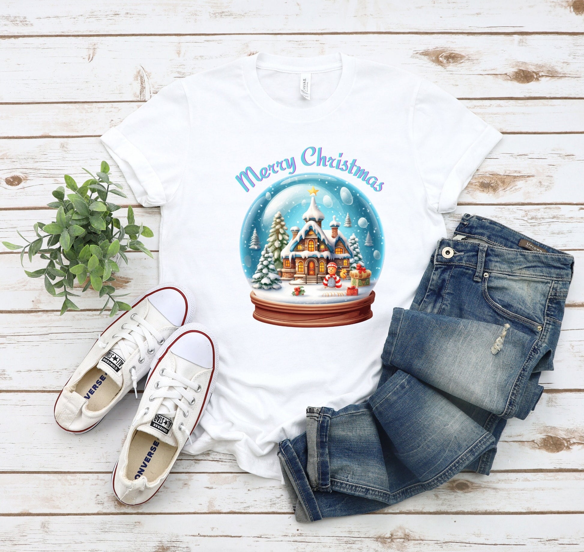 The Christmas Snow Globe Cottage T-Shirt Makes the Perfect Gift for Friends, Family, Coworkers or yourself.  Check Out My Shop for even more Great Designs.
www.scorpiontees.etsy.com