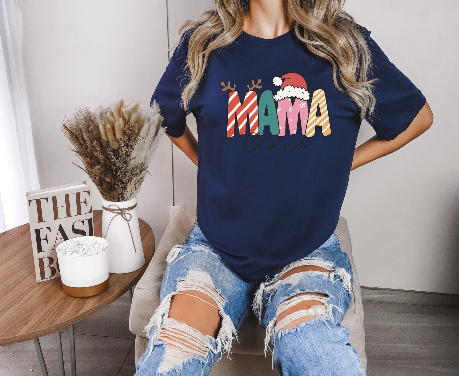 The Christmas Mama Claus Shirt Makes the Perfect Gift for Friends, Family, Coworkers or yourself.  Check Out My Shop for even more Great Designs.
www.scorpiontees.etsy.com