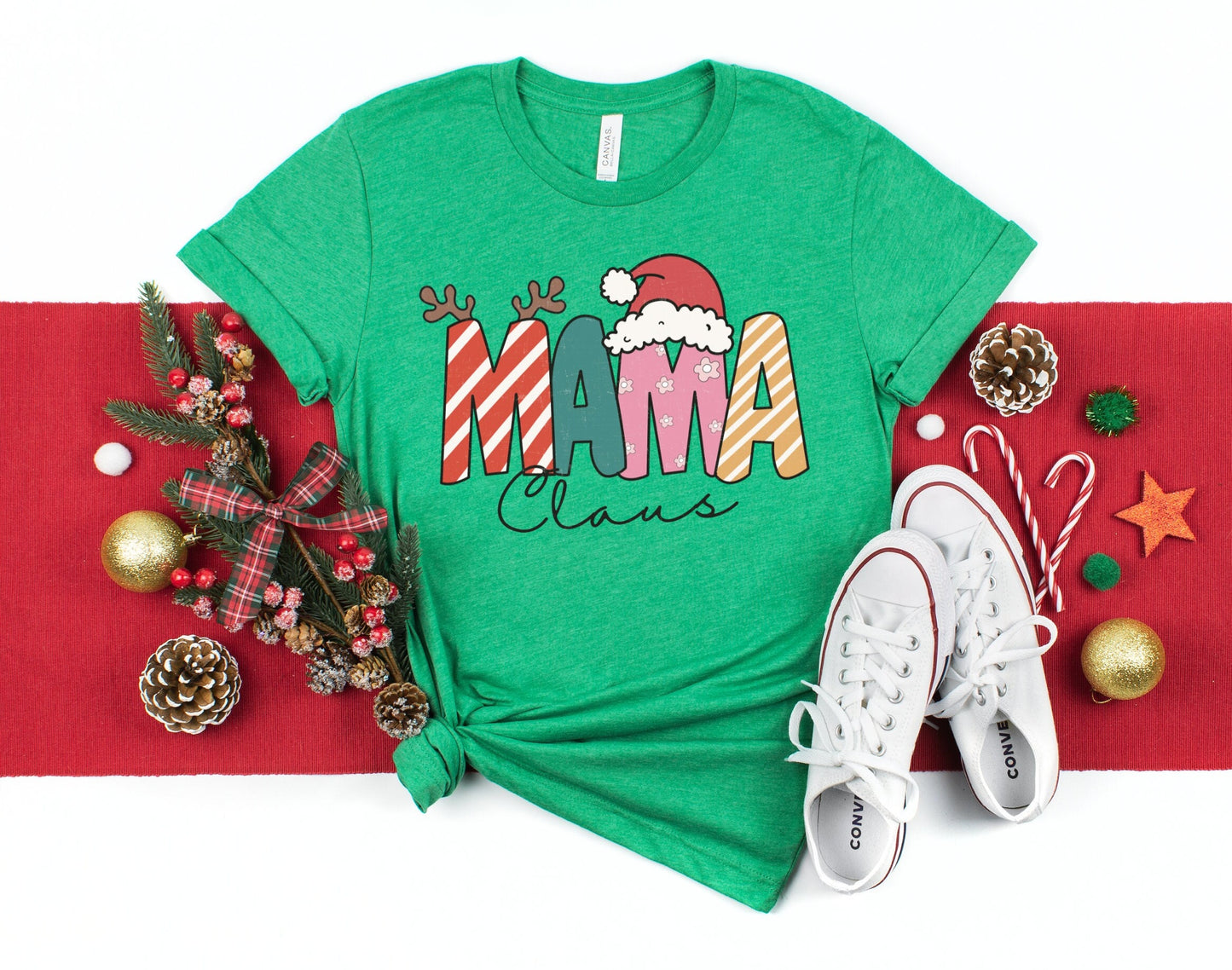 The Christmas Mama Claus Shirt Makes the Perfect Gift for Friends, Family, Coworkers or yourself.  Check Out My Shop for even more Great Designs.
www.scorpiontees.etsy.com