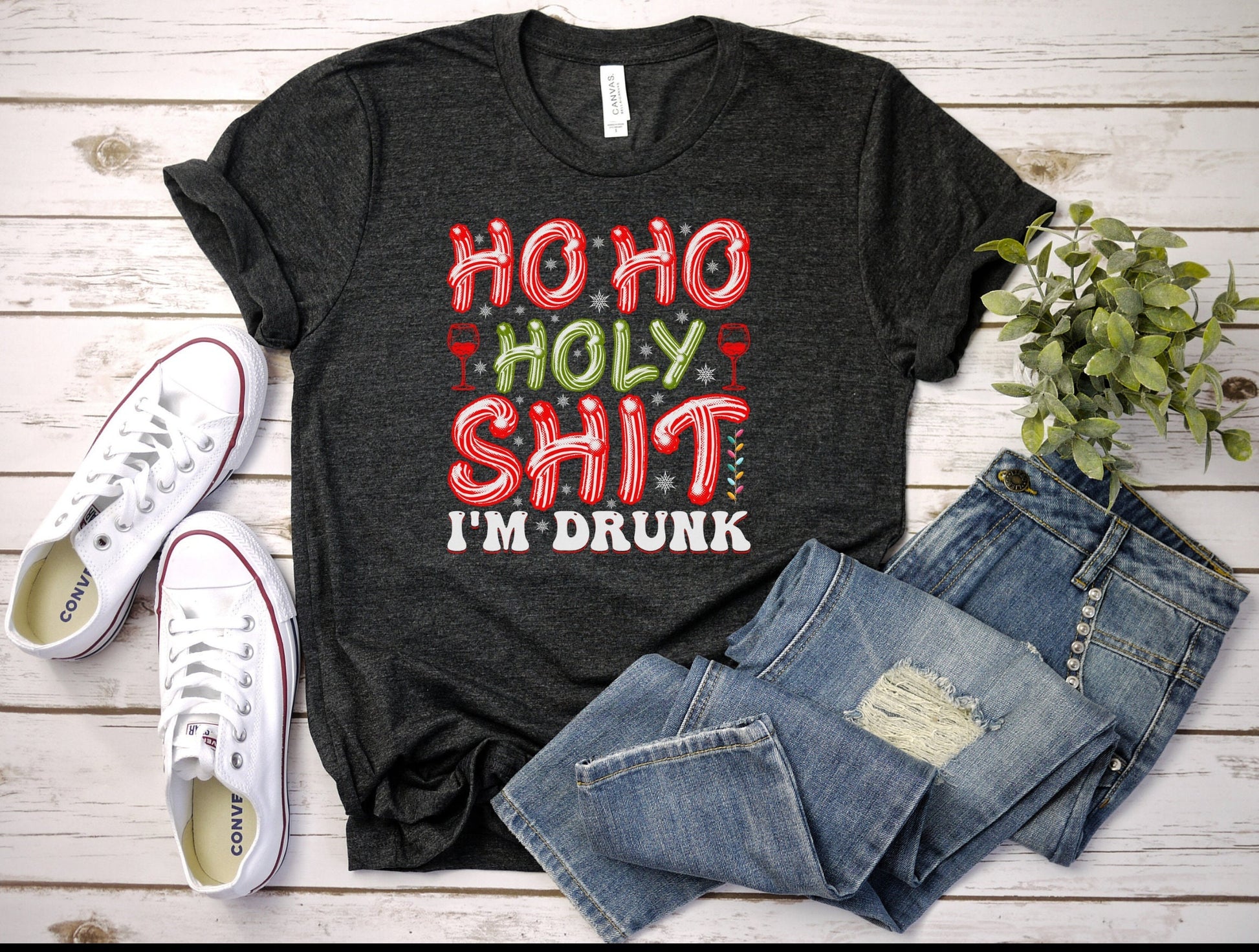 Ho Ho Holy Shit Im Drunk Christmas Shirt Makes the Perfect Gift for Friends, Family, Coworkers or yourself.  Check Out My Shop for even more Great Designs.
www.scorpiontees.etsy.com