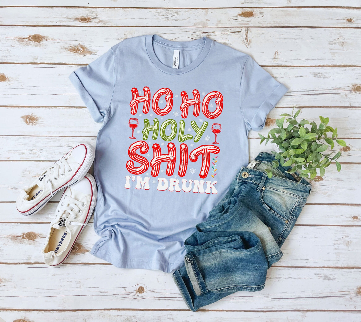 Ho Ho Holy Shit Im Drunk Christmas Shirt Makes the Perfect Gift for Friends, Family, Coworkers or yourself.  Check Out My Shop for even more Great Designs.
www.scorpiontees.etsy.com